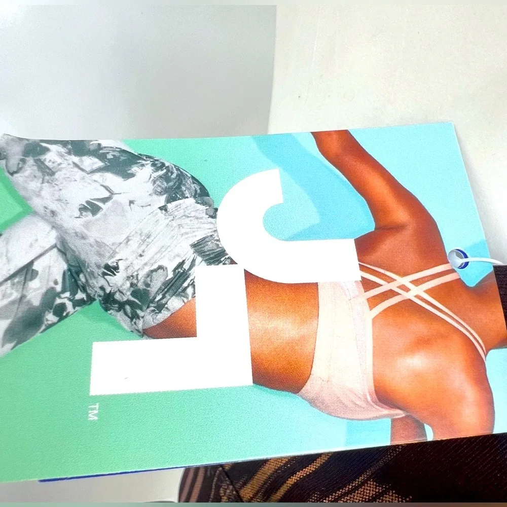 JoyLab 2pc Strappy Back Shine Sports Bra, High-Waisted 7/8 Shine Leggings Size:S - Picture 16 of 16